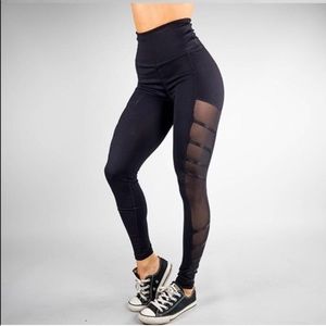 Black Elysium leggings by Buffbunny